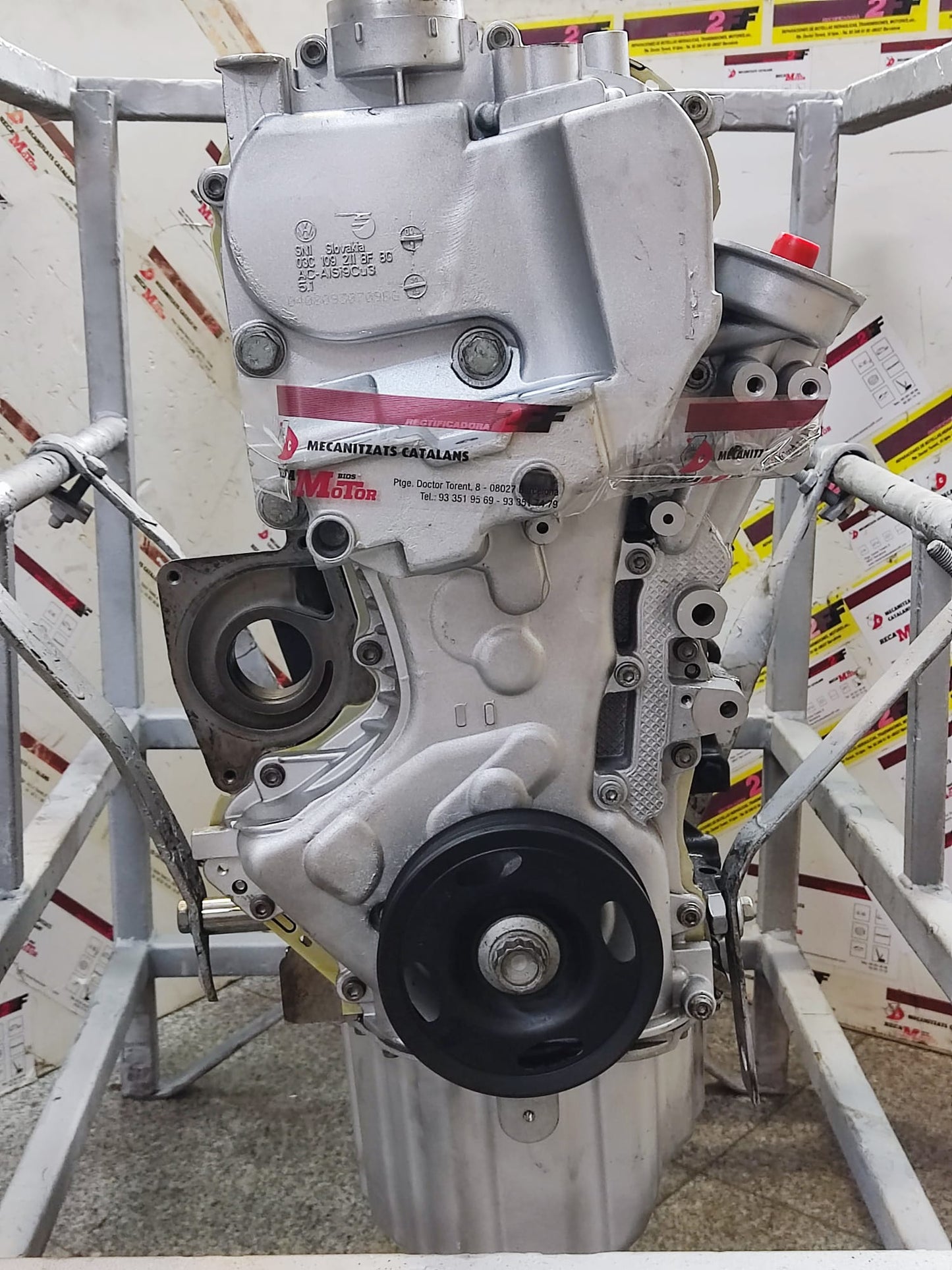 1.4 TFSI VAG . Motor reconstruido de intercambio para motores