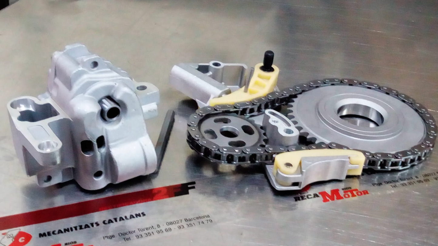 KIT DE CADENA ARRASTRE BOMBA ACEITE AUDI - SEAT - SKODA - VOLKSWAGEN 2.0 TDI 16V