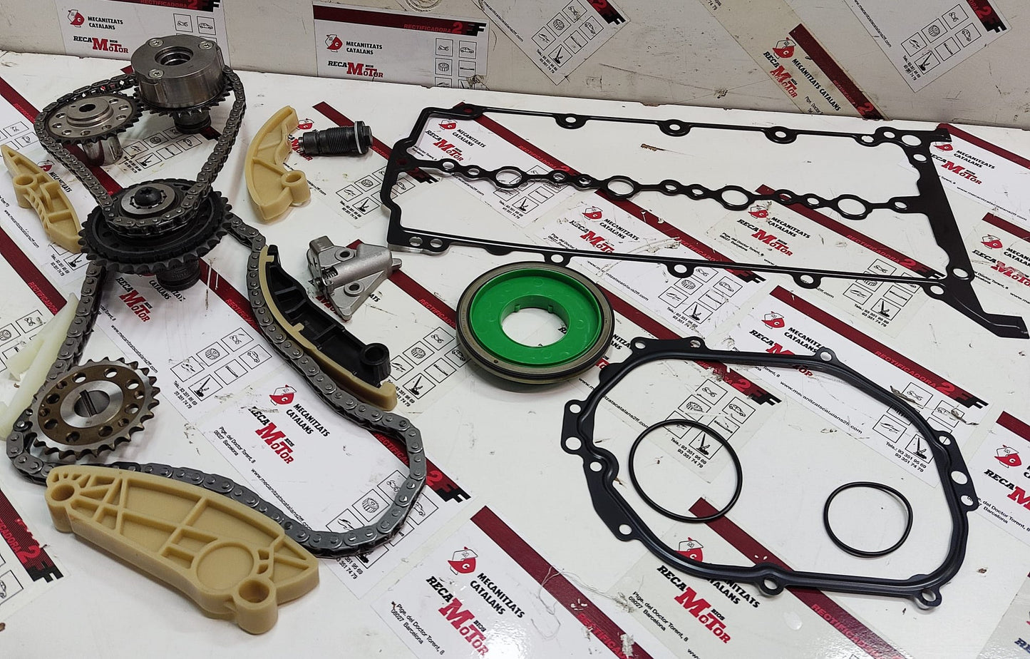 KIT DISTRIBUCION JAGUAR - LAND ROVER 2.0 "" completo "" polea arbol de levas