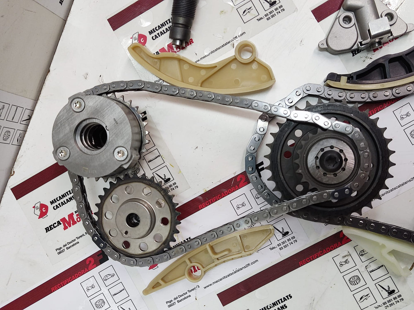 KIT DISTRIBUCION JAGUAR - LAND ROVER 2.0 "" completo "" polea arbol de levas