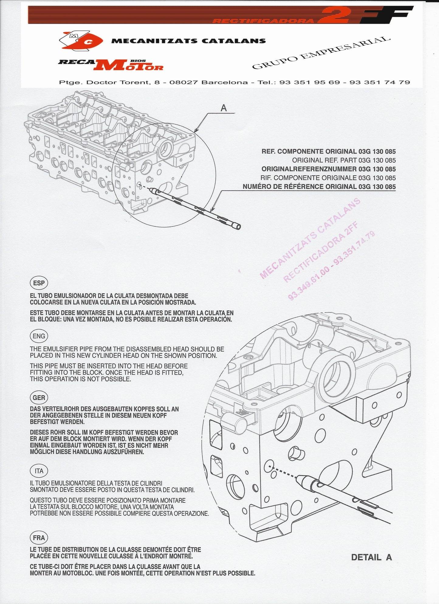 CULATA DESNUDA MITSUBISHI  2.0 TDI 16V